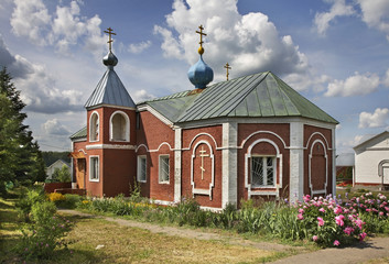Fototapeta na wymiar Church of Sergius of Radonezh in Lukhovitsy. Russia