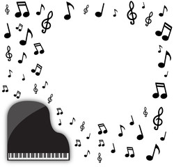 Grand Piano Musical Background