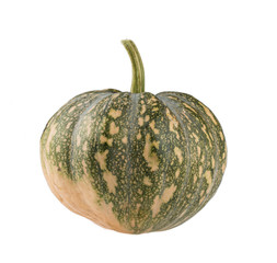 Pumpkin over white background