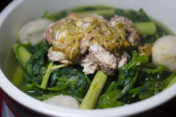 crab soup cook ( vietnam food )