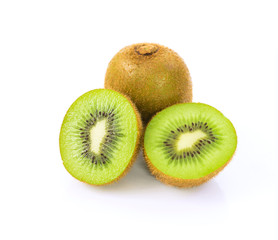 kiwi fruit isolated on white background