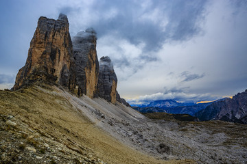 Fototapeta na wymiar Tre Cime di Lavaredo, Dolomites, Italy 