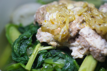 crab soup cook ( vietnam food )