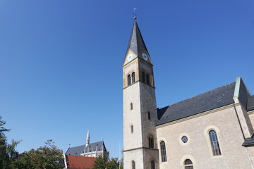Fototapeta na wymiar Kirche in Haßfurt