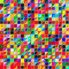 Abstract colorful geometric background