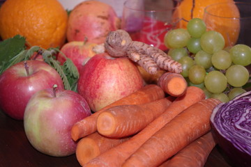 accumulation de fruit et légume
