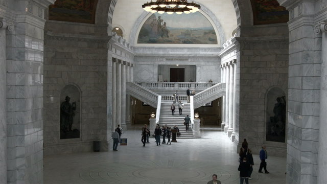 Utah State Capitol Building government people HD BM 1757