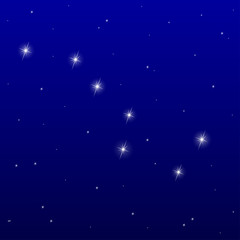 Fototapeta na wymiar Great Bear Constellation 