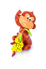 Monkey sculpt isolate