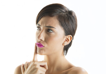 Naklejka premium Woman faces
