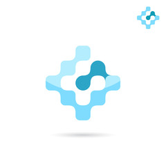 Connect sign, G letter