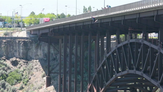 BASE Jumper Twin Falls Idaho Perrine Bridge Snake River 1 HD 8070