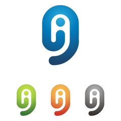 Lette I Logo Vector - Encircle