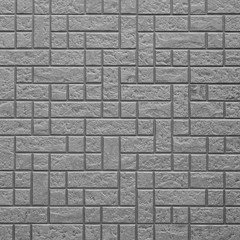 Fototapeta premium Black brick wall tile seamless background and texture