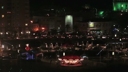 Old San Juan Puerto Rico carnival festival night lights HD 0768