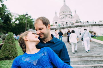 Happy Lovers in Paris