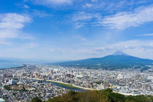 Mount Fuji and Numazu-shi view