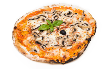 Pizza with champignons 