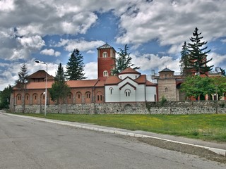Fototapeta na wymiar The Zhicha Monastery, Serbia