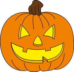 Halloween Kürbis Vektor