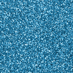 Blue glitter background. Seamless texture