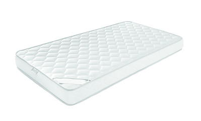 Mattress that supported you to sleep well all night isolated on