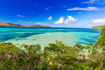 Beautiful coast, Island Praslin - Seychelles