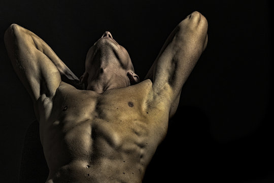 Muscular sesy man