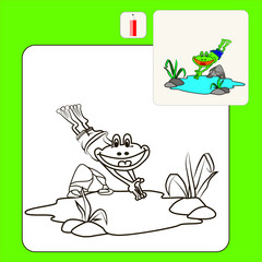 Naklejka premium 1015_20 coloring