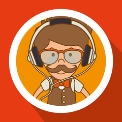 Hipster accesories design