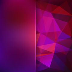 Obraz premium abstract background consisting of pink, purple triangles
