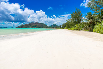 Beautiful beach, Island Praslin - Seychelles