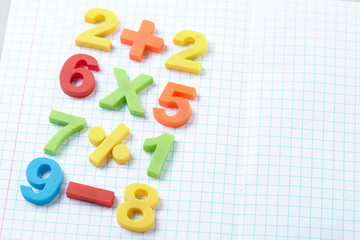 Fototapeta premium color numbers