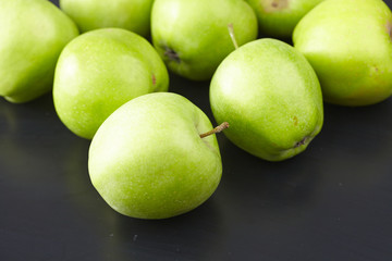 green apples