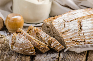 Homemade sourdough bread