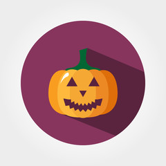 Halloween pumpkin icon.