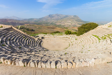 Segesta Amphitheatre Sicily Italy