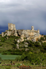 Fototapeta premium ruins of Castle ,Catalañazor, Soria province, Spain