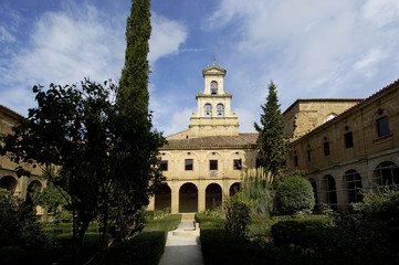 Fototapeta na wymiar Cañas abbey, La Rioja,Spain