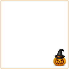 Obraz premium Invitation for Halloween with space for text.