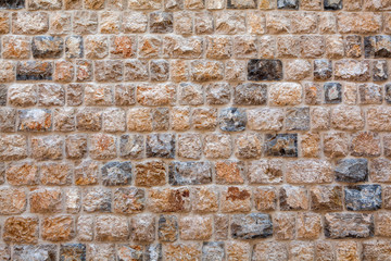 Natural stone wall texture for background
