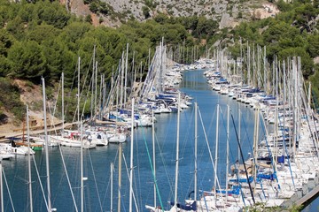 Port-Miou : calanque de Cassis en Provence