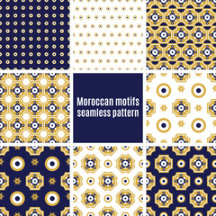 Portuguese Azulejos set of patterns
