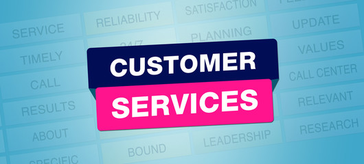 Customer Services Banner design
