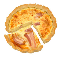 Bacon and cheese savoury Tart