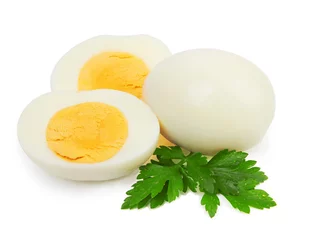 Deurstickers boiled egg © pioneer111