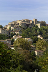 Fototapeta na wymiar view of Cordes sur Ciel, Tarn, France