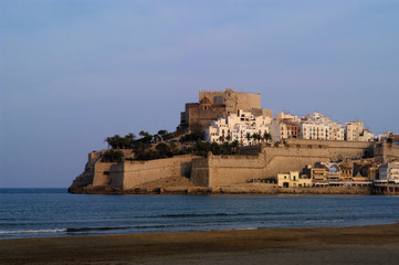 View of Peñiscola ,Comunitat Valenciana, Spain