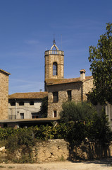 Fototapeta na wymiar village of Cistella, Girona province, Spain