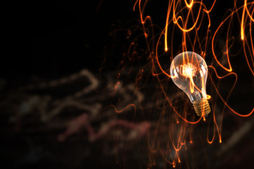 Glowing bulb